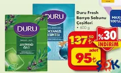 DURU FRESH BANYO SABUNU 600 G